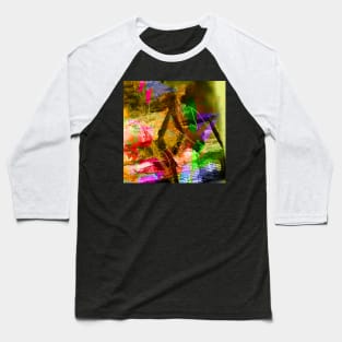 Colourful Kaleidoscope Baseball T-Shirt